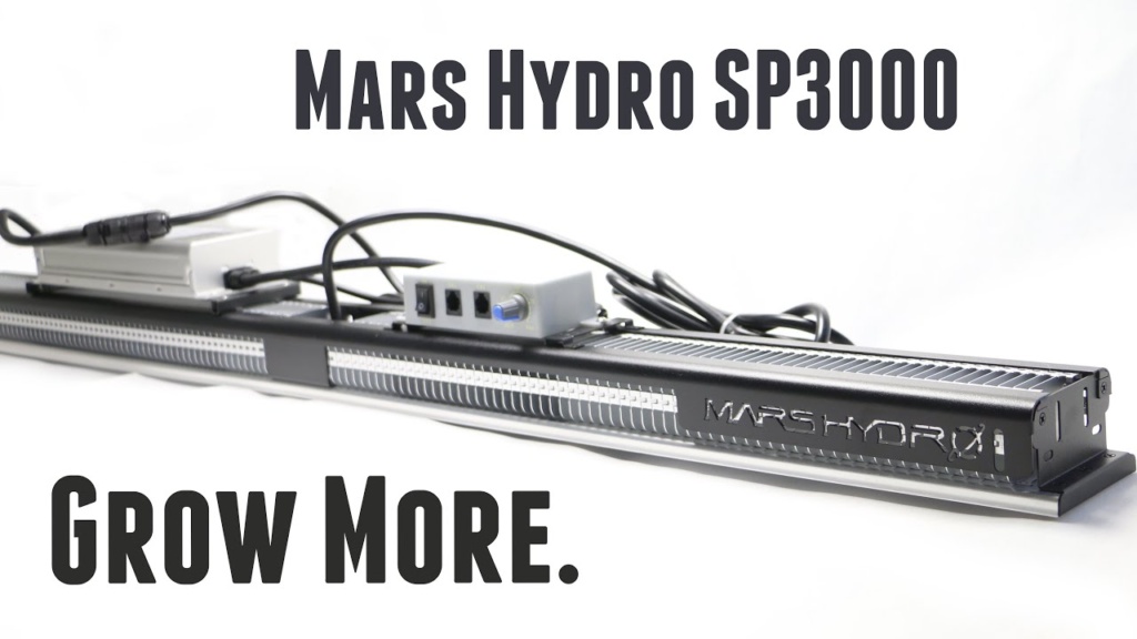 Mars Hydro SP3000 Grow Light - Grow More 4x2' Coverage + Mars Hydro Discount Code